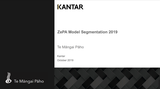 Kantar ZePA Model Segmentation Report 2019